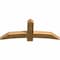 Ekena Millwork Bellingham Rough Sawn Timber Gable Bracket, Western Red Cedar, 60"W x 25"H x 4"D x 6"F, 10/12 Pitch GBW060X25X0406BEL00RWR - alternate 4